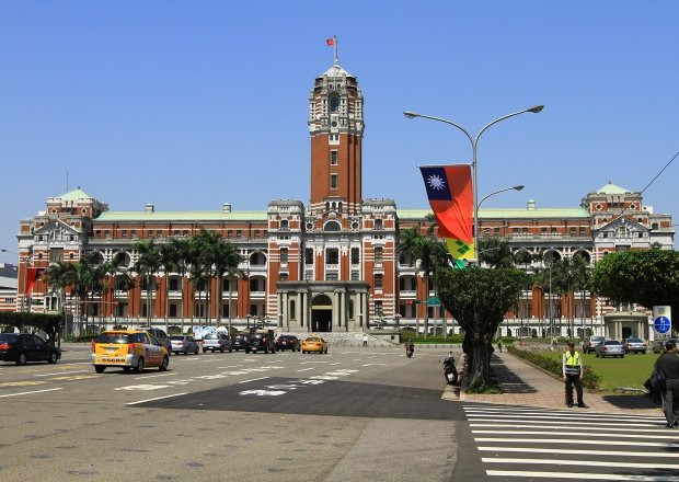 The President's office building in Taipei, Taiwan.