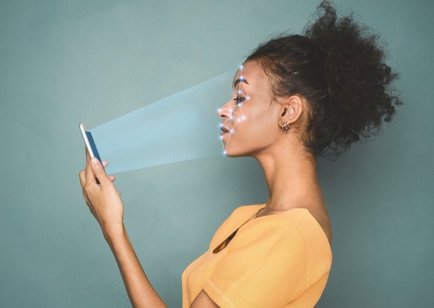 Facial Recognition Stock Image