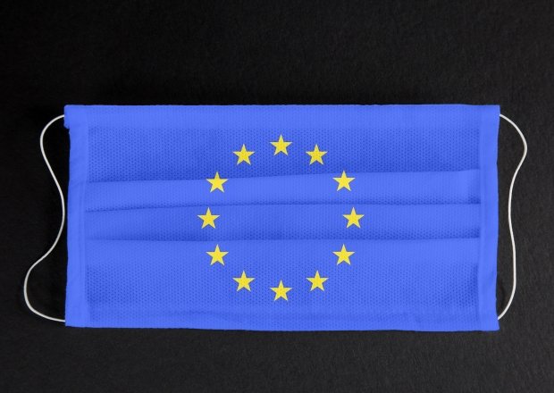 EU flag mask