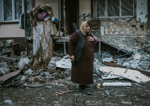 KYIV REGION, UKRAINE 05.04.2022 Irpin, Bucha, Dmitrivka. Atrocities of the russian army in the suburbs of Kyiv.