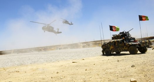 Afghan soldiers in Afghanistan.