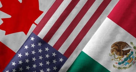 North American flags