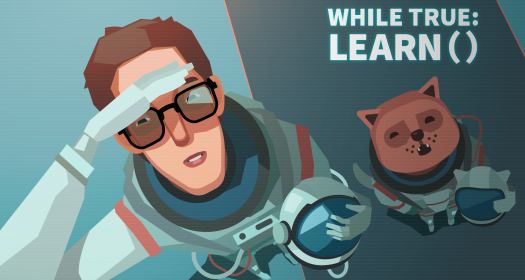 while True: learn() promotional header