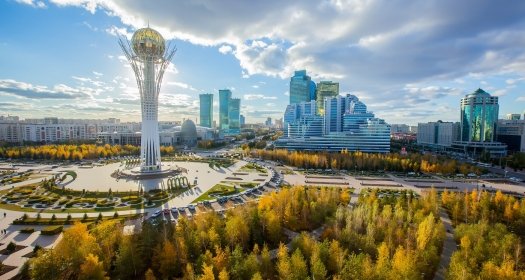 Astana, Nur-Sultan, Kazakhstan city skyline
