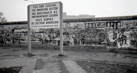 Berlin Wall in 1988