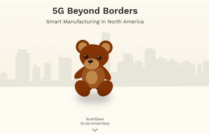 5G Beyond Borders Smart Manufacturing Title Screen