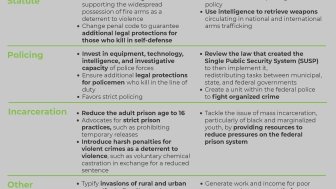 2018 Brazilian Elections - Presidential Candidates' Proposals on Public Security