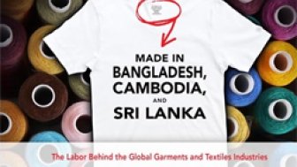 Book Launch—Made in Bangladesh, Cambodia, and Sri Lanka: The Labor Behind the Global Garments and Textiles Industries