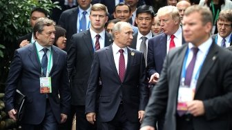 Trump and Putin meet at APEC Summit in Vietnam. 