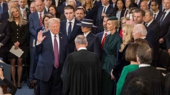 donald trump oath of office