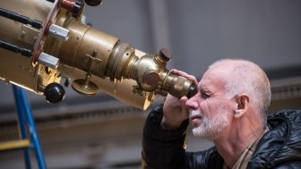 St. Petersburg, Russia - October 11, 2016: The Pylkovsky Observatory (GAO RAS) is the main astronomical observatory of the Russian Academy of Sciences.