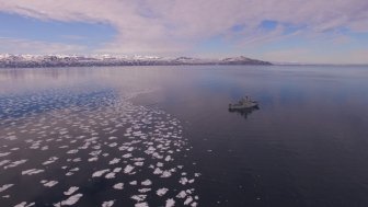 Arctic naval ship picture