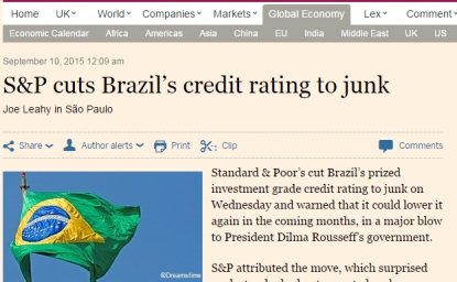 After the Downgrading, the Crisis Deepens