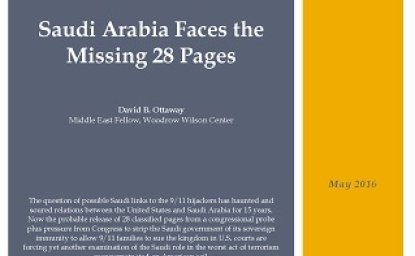 Saudi Arabia Faces the Missing 28 Pages