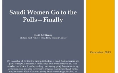 Saudi Women Go to the Polls—Finally