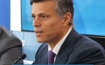 Title Card for video with Leopoldo Lopez