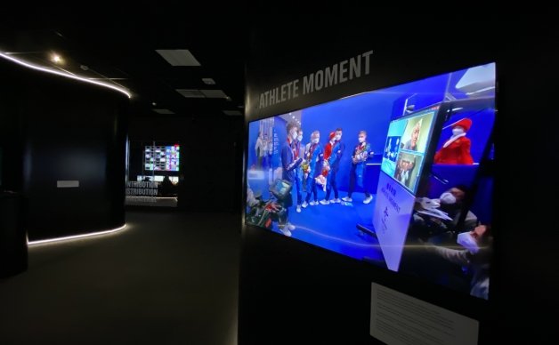 Athlete moment display by TCL inside IBC