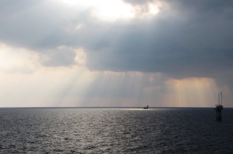 Strait of Hormuz near Bandar Abbas, Iran