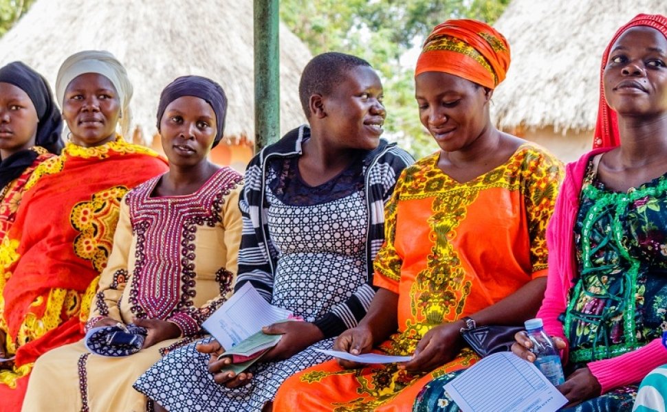 Group of pregnant women