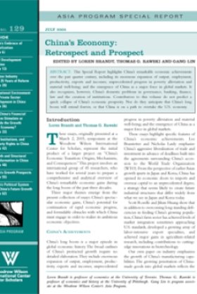 China's Economy: Retrospect and Prospect