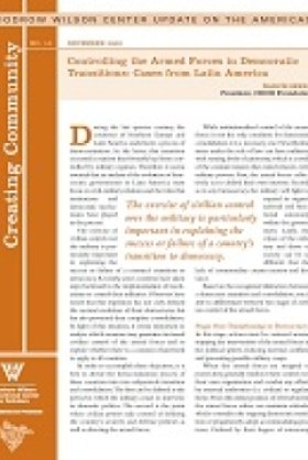 Controlling the Armed Forces in Democratic Transitions: Cases from Latin America