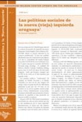 Las políticas sociales de la nueva (vieja) izquierda uruguaya
