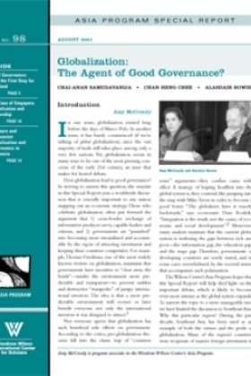 Globalization: The Agent of Good Governance?