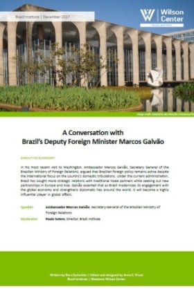 Event Summary: A Conversation with Brazil’s Deputy Foreign Minister Marcos Galvão