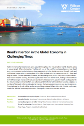 Event Summary: Brazil’s Insertion in the Global Economy in Challenging Times