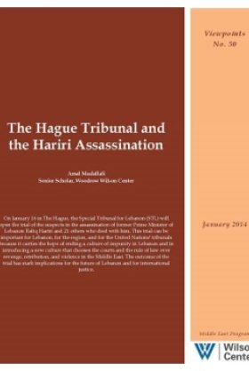 The Hague Tribunal and the Hariri Assassination