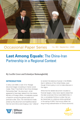Occasional Paper No 38, September 2020