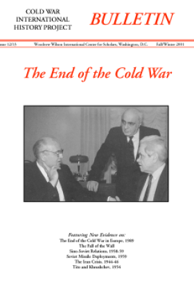 CWIHP Bulletin No. 12/13 (Fall/Winter 2001)