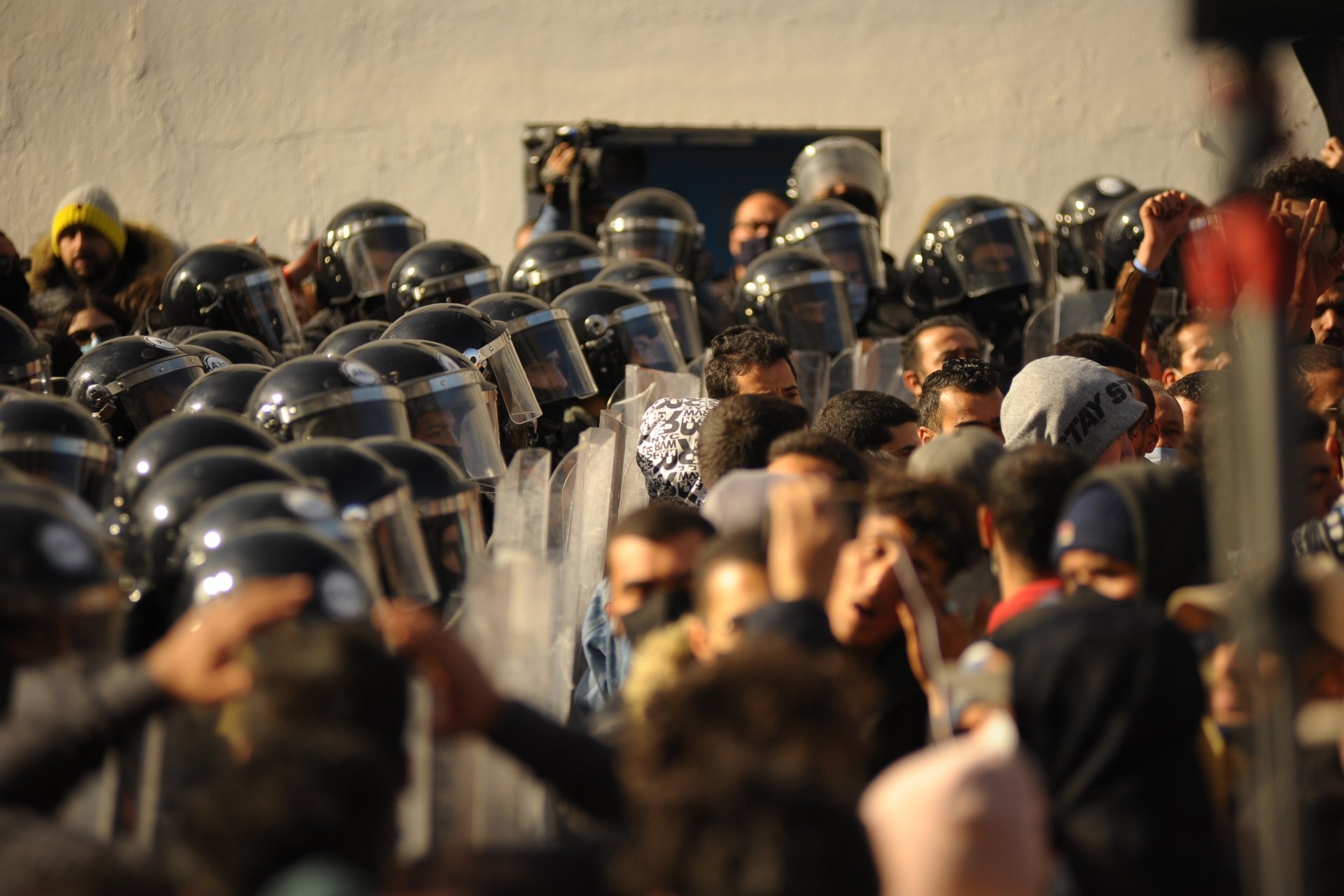 Image - Tunisian Protesters