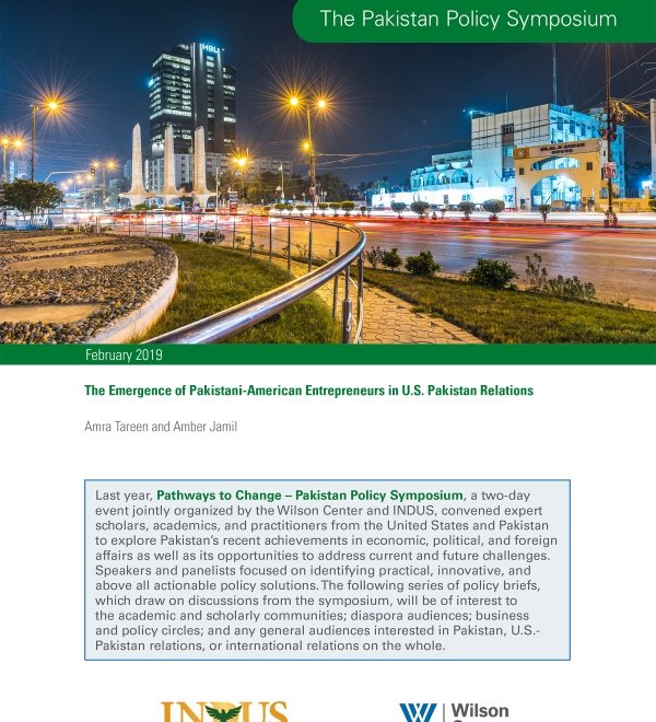 The Emergence of Pakistani-American Entrepreneurs in U.S.-Pakistan Relations