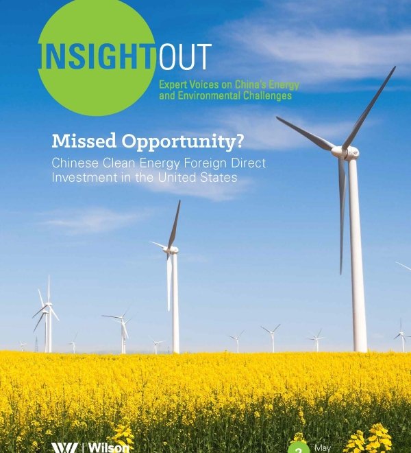 InsightOut Issue 2 - Missed Opportunity? Chinese Clean Energy Foreign Direct Investment in the United States