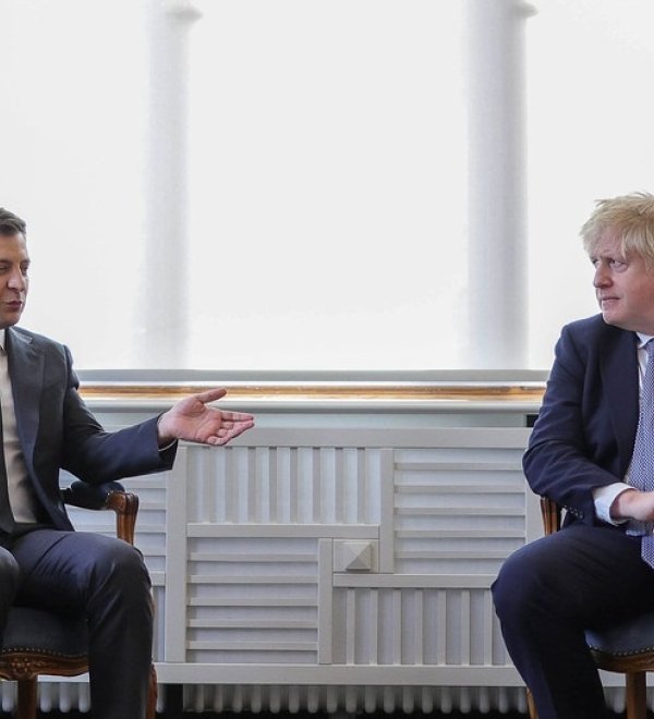 Boris Johnson and Zelensky