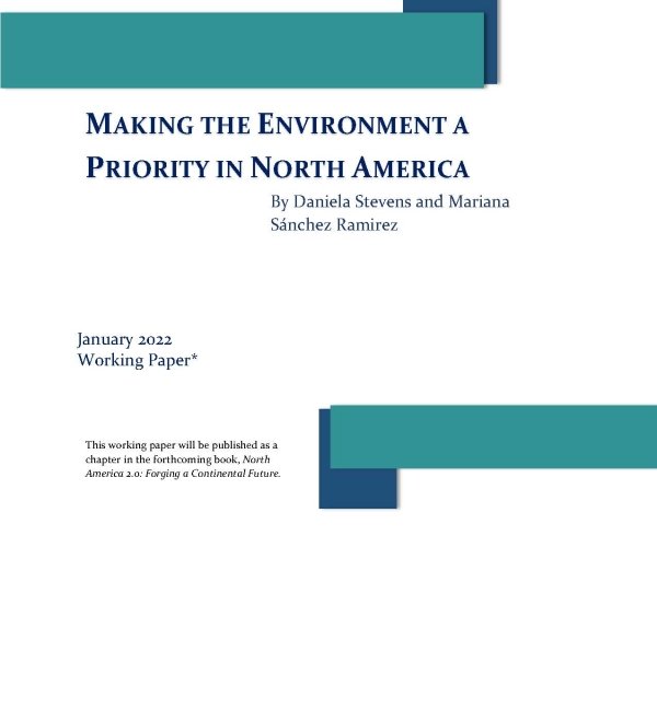 Making the Environment a Priority in North America Cover Page
