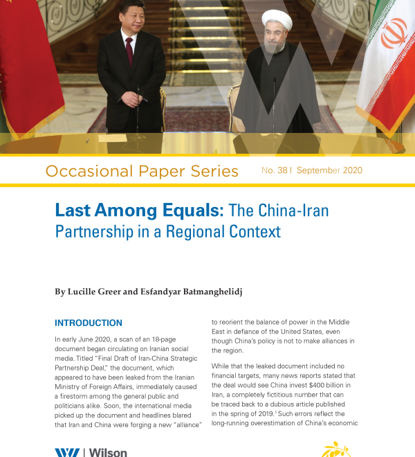 Occasional Paper No 38, September 2020