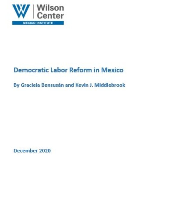 image - cover bensusan & middlebrook labor reform publication