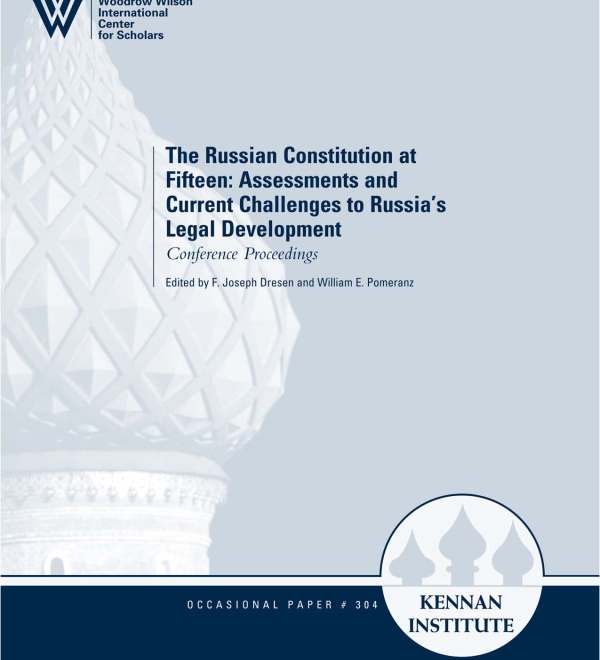 Russian constitution at 15 cover image
