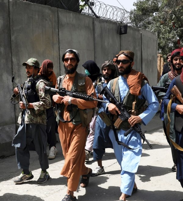 Taliban at Kabul Airport 8-19-21