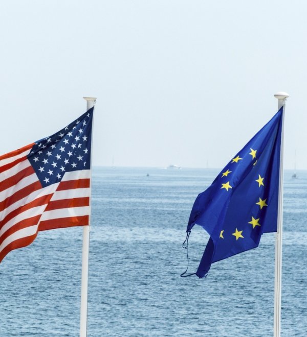 Flags US EU