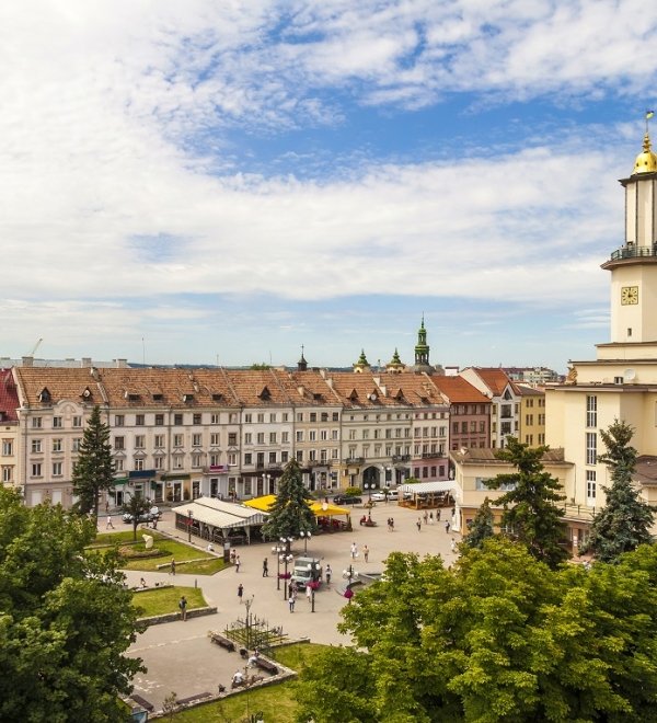 Ivano Frankivsk in summer.