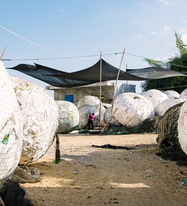 Bundles of Styrofoam