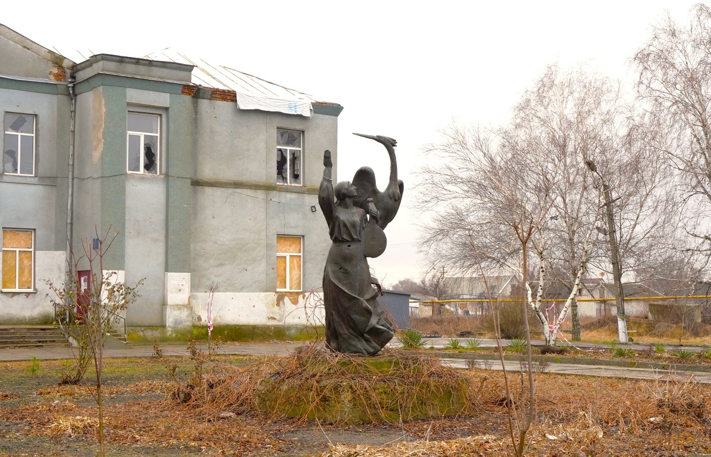 Statue in Ukraine