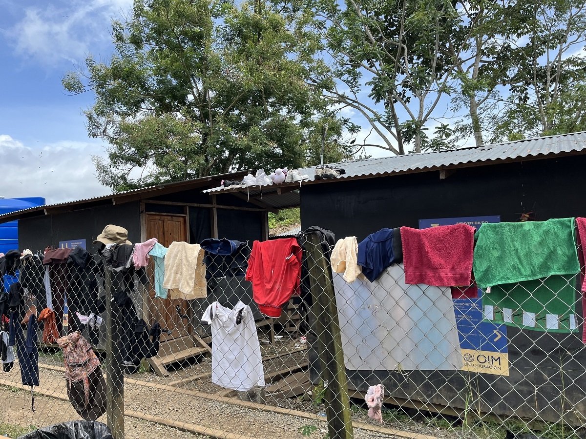 Migrants Clothes Drying