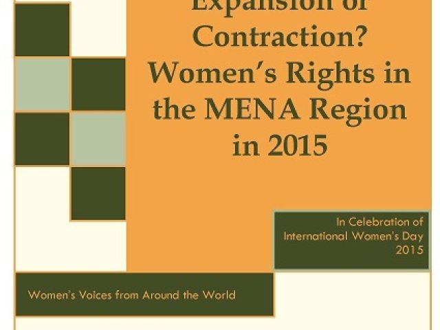 Expansion or Contraction? Women’s Rights in the MENA Region in 2015