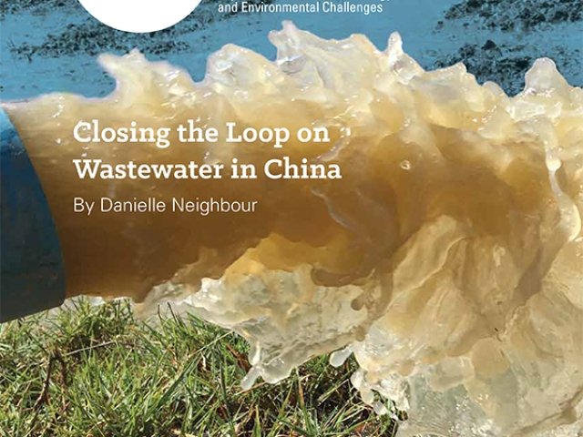 InsightOut cover: sludge pouring out of a pipe into a field 