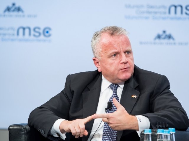 John Sullivan speaks at the 2018 Munich Security Conference