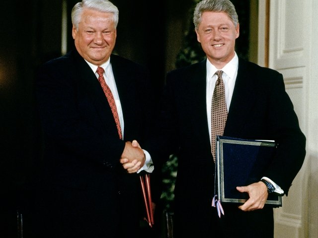 Image Yeltsin/Clinton
